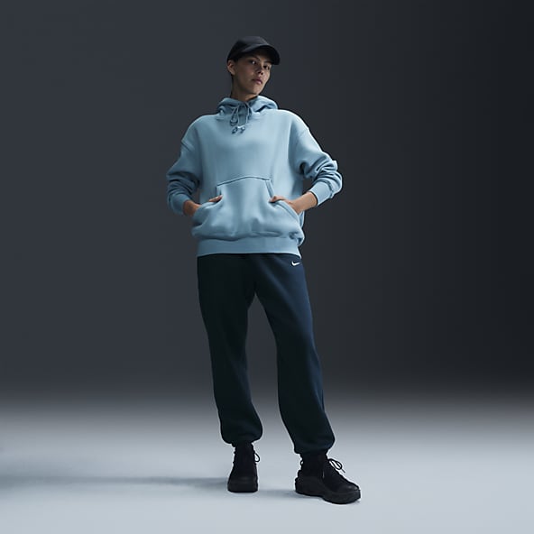 Women s Oversized Blue Joggers Sweatpants. Nike NL